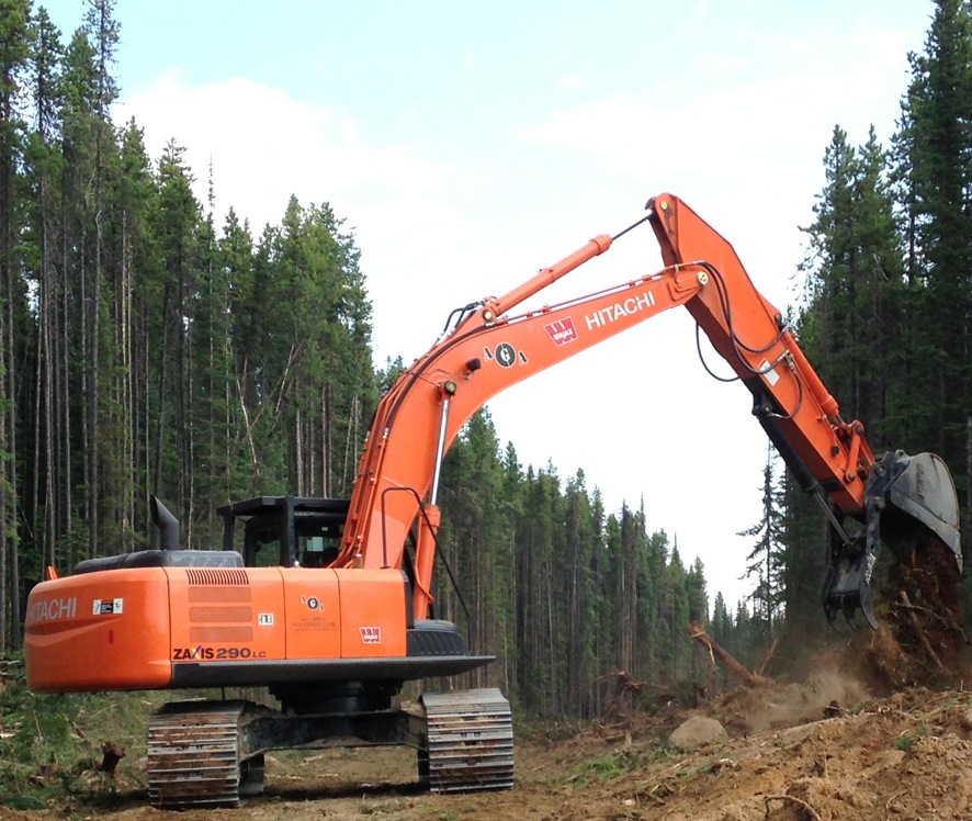 Forestry Excavator Services Kelowna BC AG Appel Enterprises Ltd